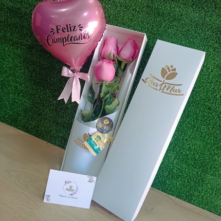 CAJA 3 ROSAS