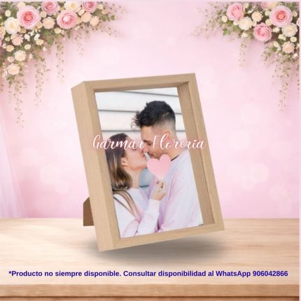 Portarretrato Madera Claro